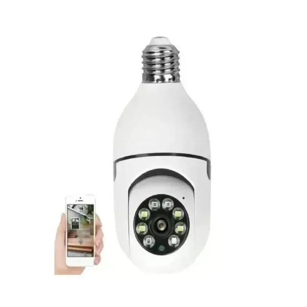 CÂMERA IP SEGURANÇA LAMPADA WIFI SMART CAMERA JORTAN JT-8177